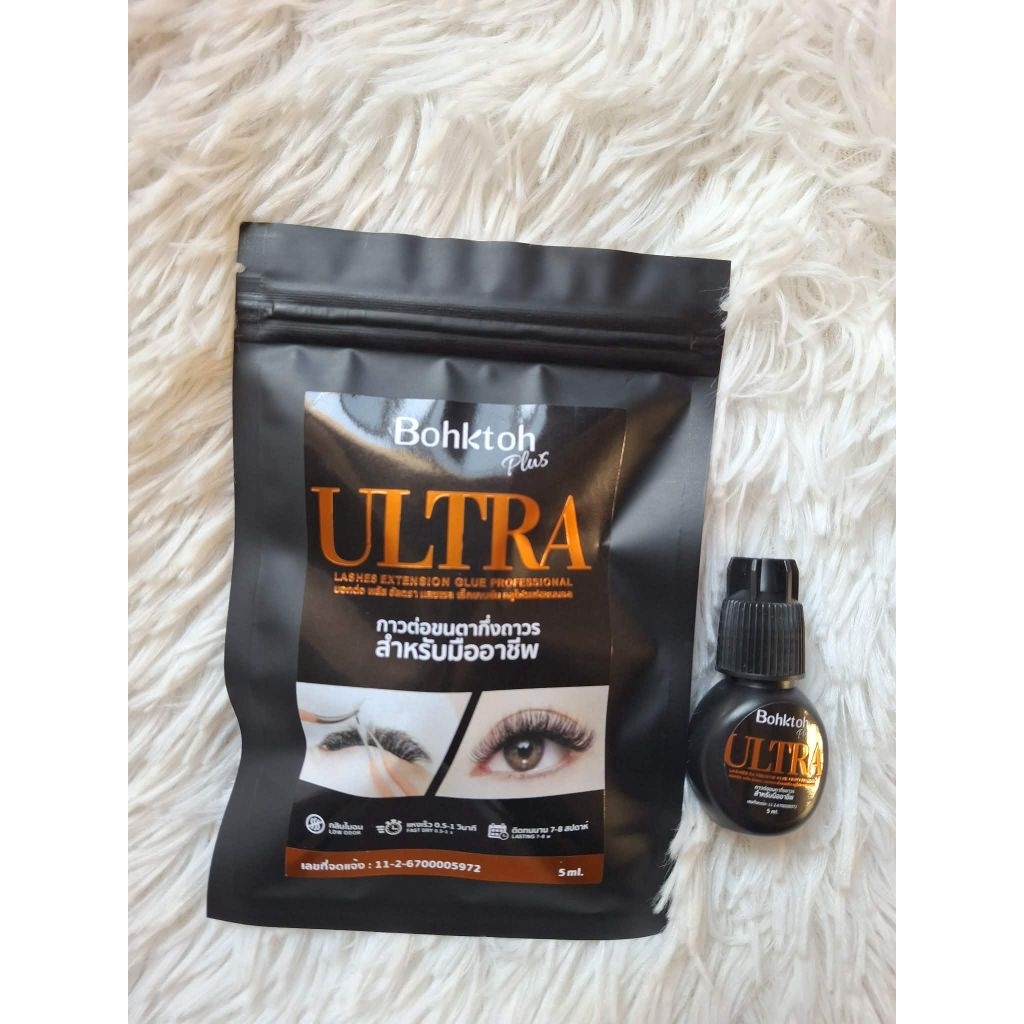 "พร้อมส่ง" กาวต่อขนตาบอกต่อพลัส (Bolktok) ใช้สำหรับช้างต่อขนตามืออาชีพเท่านั้น