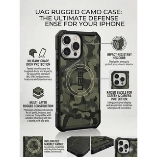 CASE camouflage UAG FOR IPHONE 12 13 14 RPO MAX PLUS Magnetic