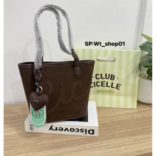 # c9981CICELLE CLUB COLLECTION ✨💚แบรนด์ CICELLE (ซี-เซล) กระเป๋าทรง tote กระเป๋าหนังกลับ กระเป๋าผู้หญิง กระเป๋า