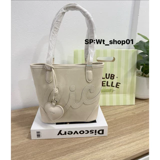 # c9981CICELLE CLUB COLLECTION ✨💚แบรนด์ CICELLE (ซี-เซล) กระเป๋าทรง tote กระเป๋าหนังกลับ กระเป๋าผู้หญิง กระเป๋า
