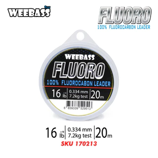 สายลีดเดอร์ สายหน้า WEEBASS FLUOROCARBON LEADER 100% (ตกปลาฟันคม)