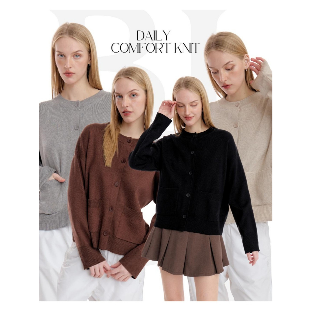 BCLS46 Daily Comfort Knit - เสื้อไหมพรม