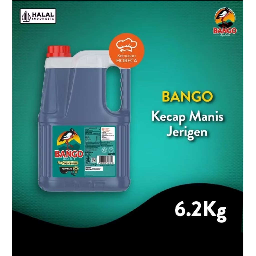 Kecap Manis Bango Sweet Soy Sauce 6.2kg ซอสถั่วเหลืองหวาน Bango ขนาด 6.2 กก. จากอินโดนีเซีย