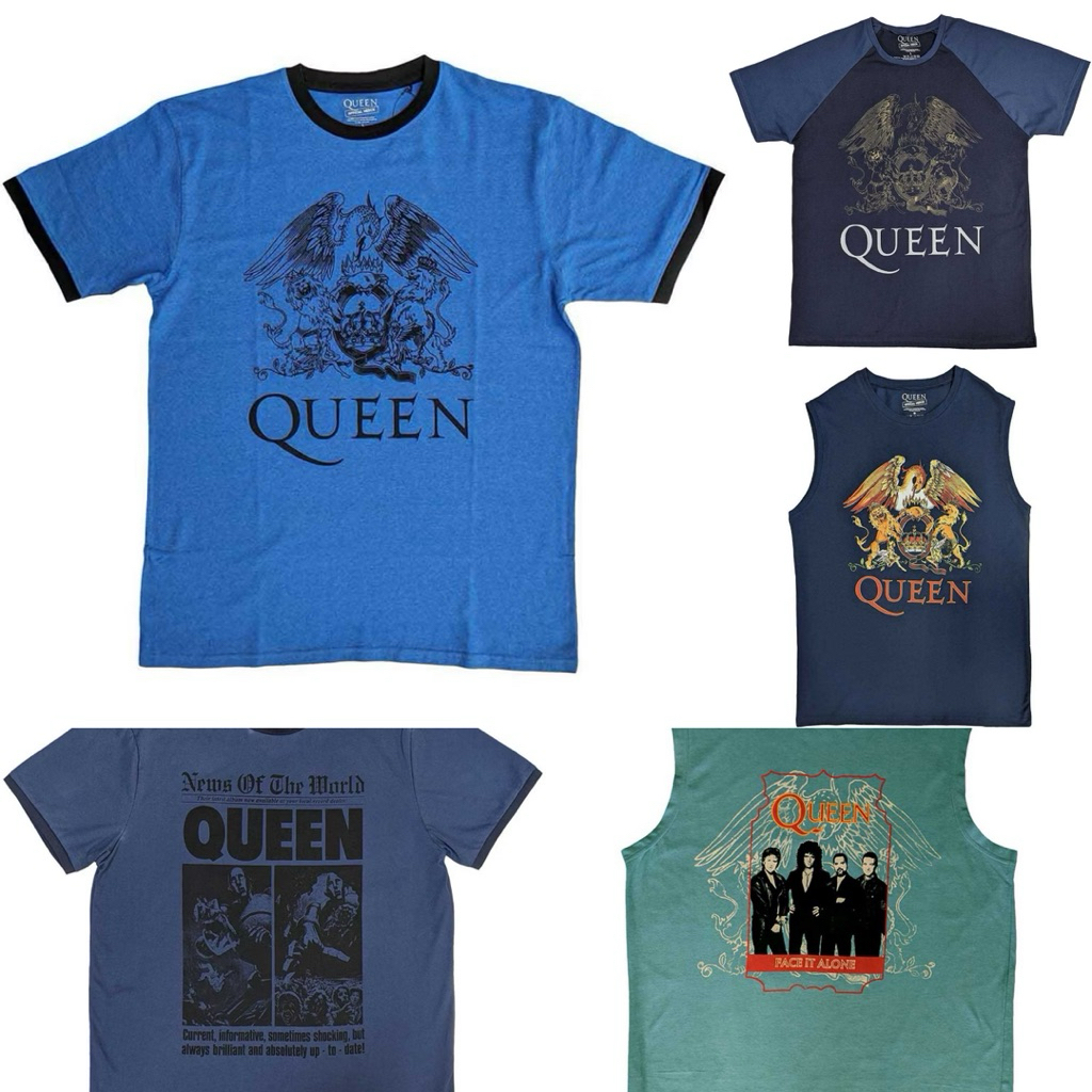 🇬🇧เปิด PREORDER เสื้อวงดนตรี Queen T-Shirt ลิขสิทธิ์ของแท้ UK 🤘🔥