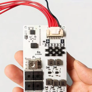 BMS 4S 6S 8S พร้อมบาลานซ์แบบแอคทีฟ 1.5A สำหรับแบต LiFePO4 32140(12.8v-29.2) Active Balance กระแสสูงสุด 50A