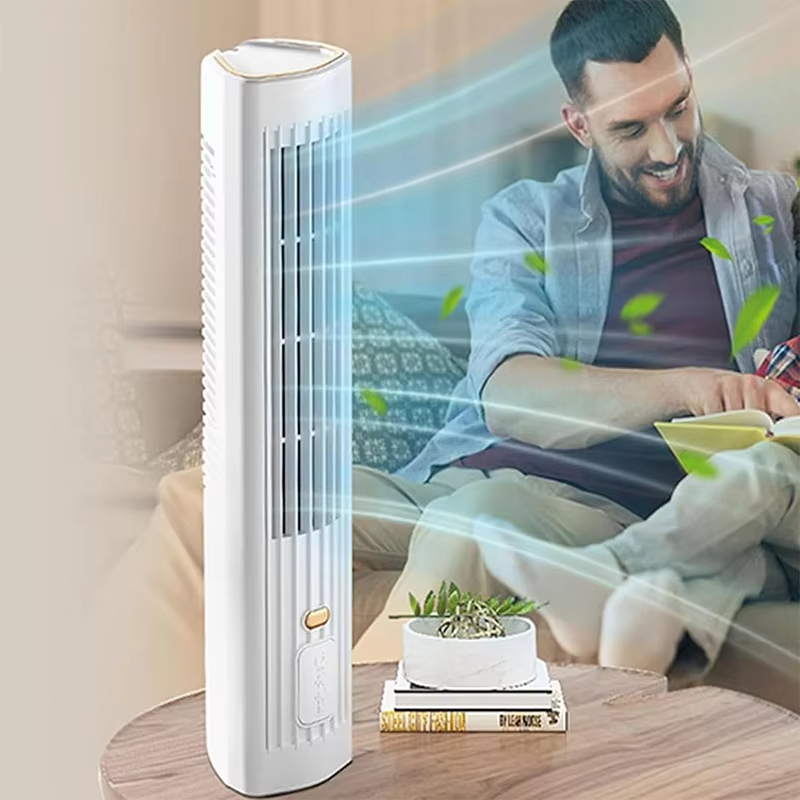 พัดลมทาวเวอร์ Smart Tower Fan พัดลมไร้ใบพัด ตั้งตรงหรือคว่ำได้ พัดลมตั้งโต๊ะ