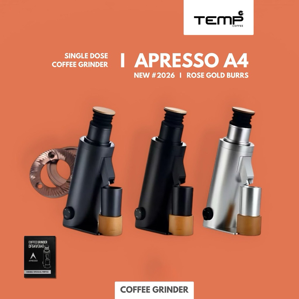 เครื่องบดกาแฟ l APRESSO A4 - SINGLE DOSE เฟืองบด 64 มม. (DF64V) ***เวอร์ชั่นล่าสุด***