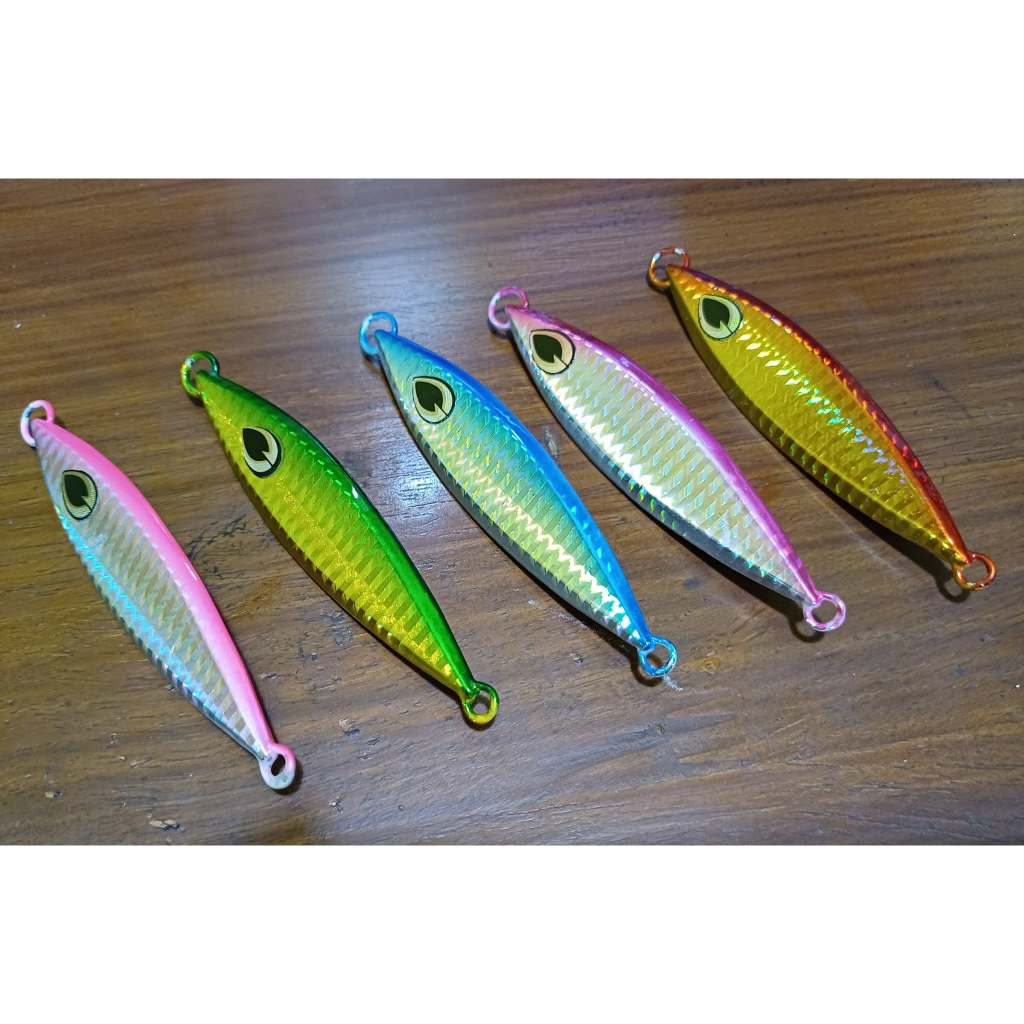 เหยื่อจิ๊ก Japan Design ทรงพริ้ว ขนาด60g เหยื่อปลอม ตกปลา อินทรี กุเลา เคาะปลากอง..