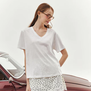 BCTS01 The Effortless V-Neck Series - เสื้อยืดคอวี