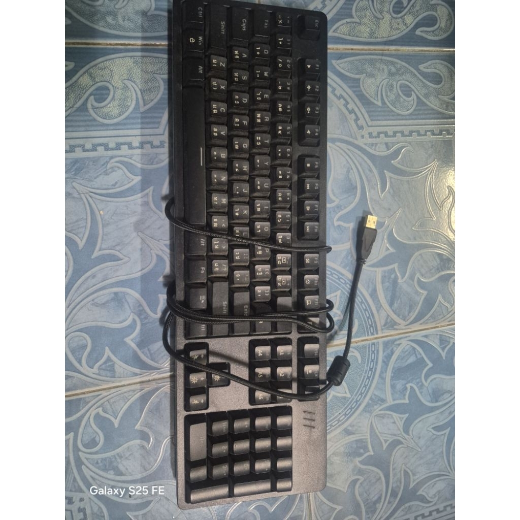 EGA TYPE K3 Keyboard มือสอง ใช้งานได้ปกติ