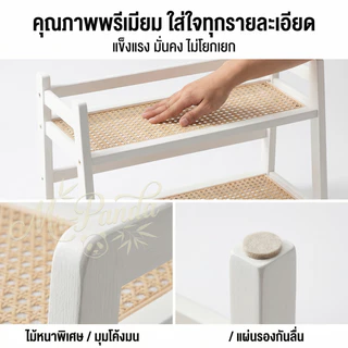 ชั้นวางของบนเดสก์ท็อป ชั้นวางของสไตล์นอร์ดิก ชั้นวางของบนเคาน์เตอร์ จัดระเบียบหนังสือรูปคน ผลิตภัณฑ์จากไม้ไผ่แท้