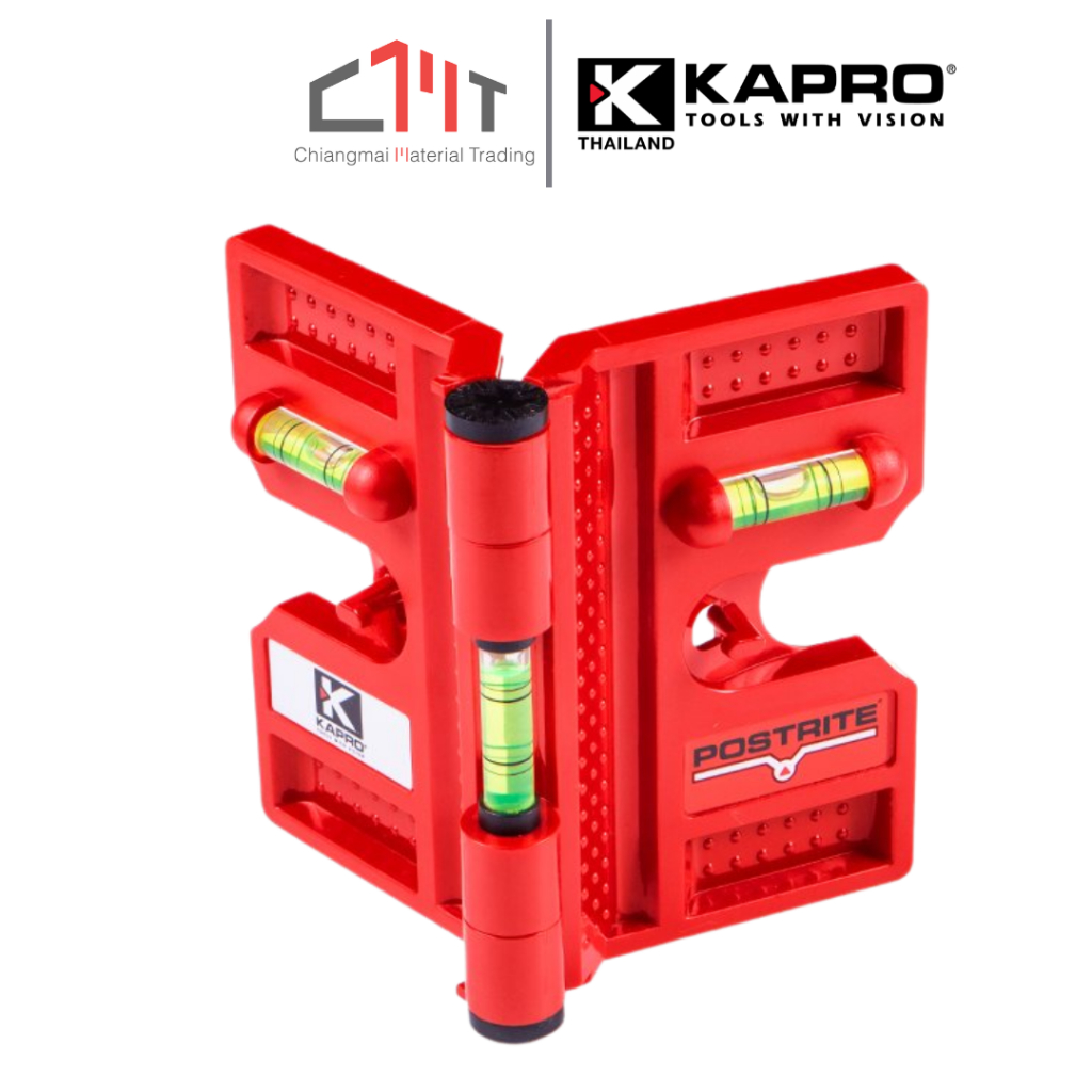 KAPRO ระดับน้ำตั้งเสา พับได้ มีแม่เหล็ก+สายรัด No.340