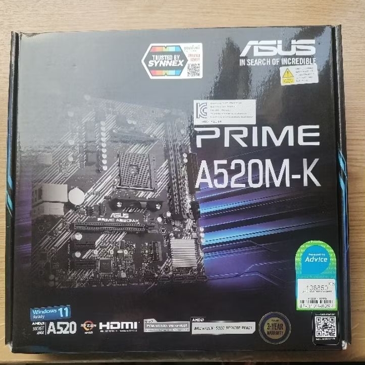 กล่องเมนส์บอร์ดคอมพิวเตอร์ ASUS A520M-K
