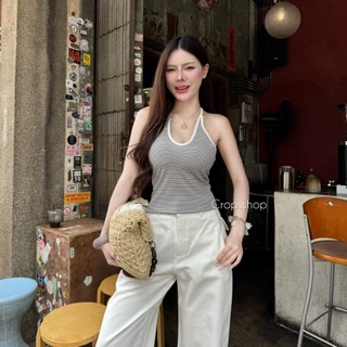 crop..shop เสื้อกล้ามลายทาง งานเเซ่บมาก ใส่ง่ายใส่สบาย งานเก๋มาก งานเลิศสุดๆจ้า