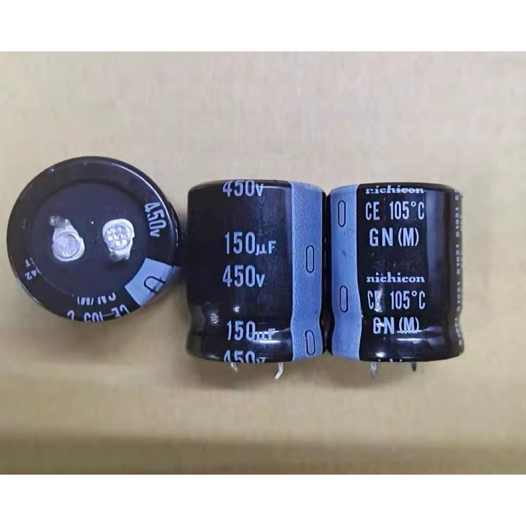 โล๊ะ ถูกสุด capacitor 150uf 450v 2ขา ขาเขี้ยว ราคาต่อตัว ส่งจาก กทม.