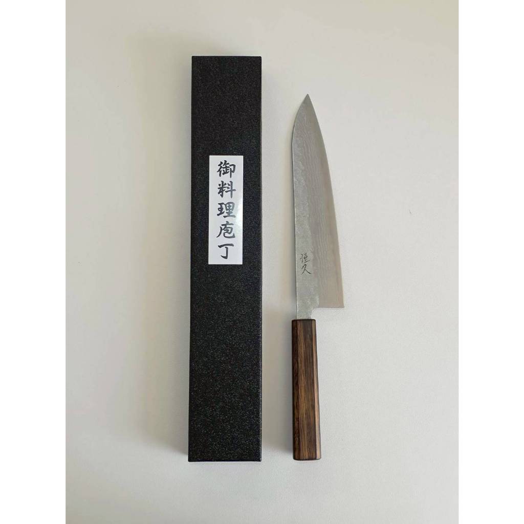 SB029 T440C Damascus Tsuchi KOB Gyuto 210 mm. (มีดญี่ปุ่น)