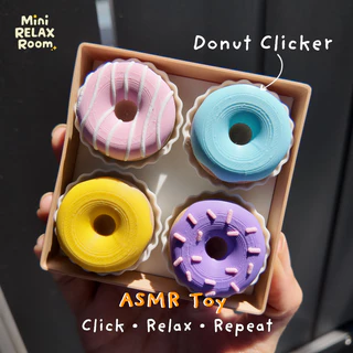 ของเล่นคลายเครียด ASMR โดนัทสุดน่ารัก กดเพลิน 4 สี ASMR Toy ของขวัญยอดฮิต