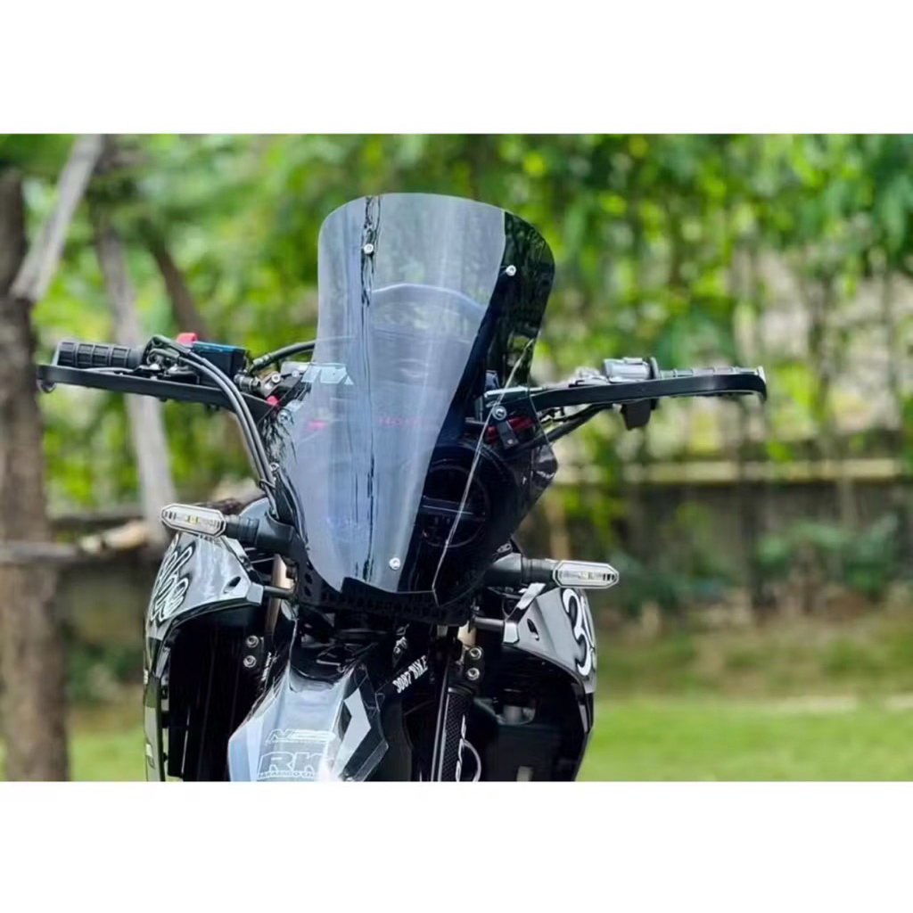 ชิวหน้าแต่งcrf250-300rallyความสูง21นิ้วแบบปิดไฟหน้า