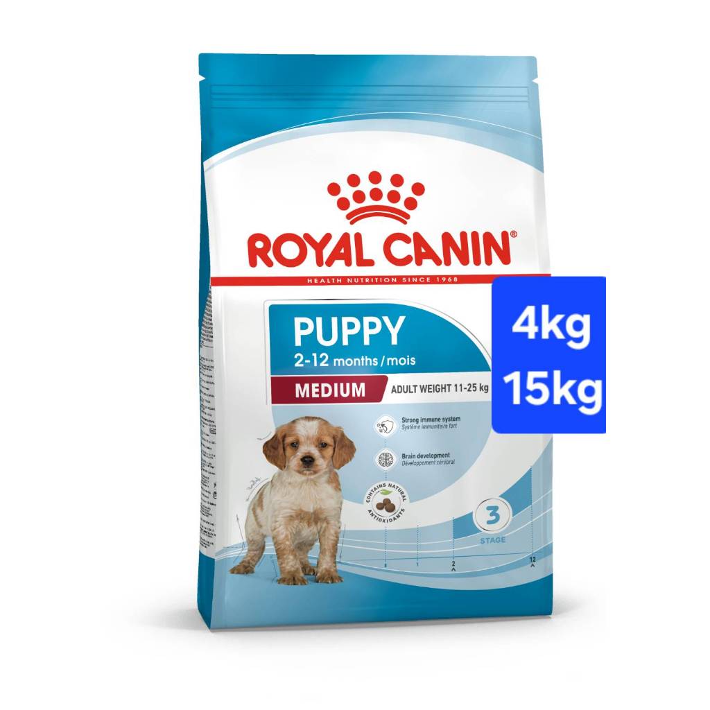 Royal Canin Medium - โรยัล คานิน ลูกสุนัขพันธุ์กลาง