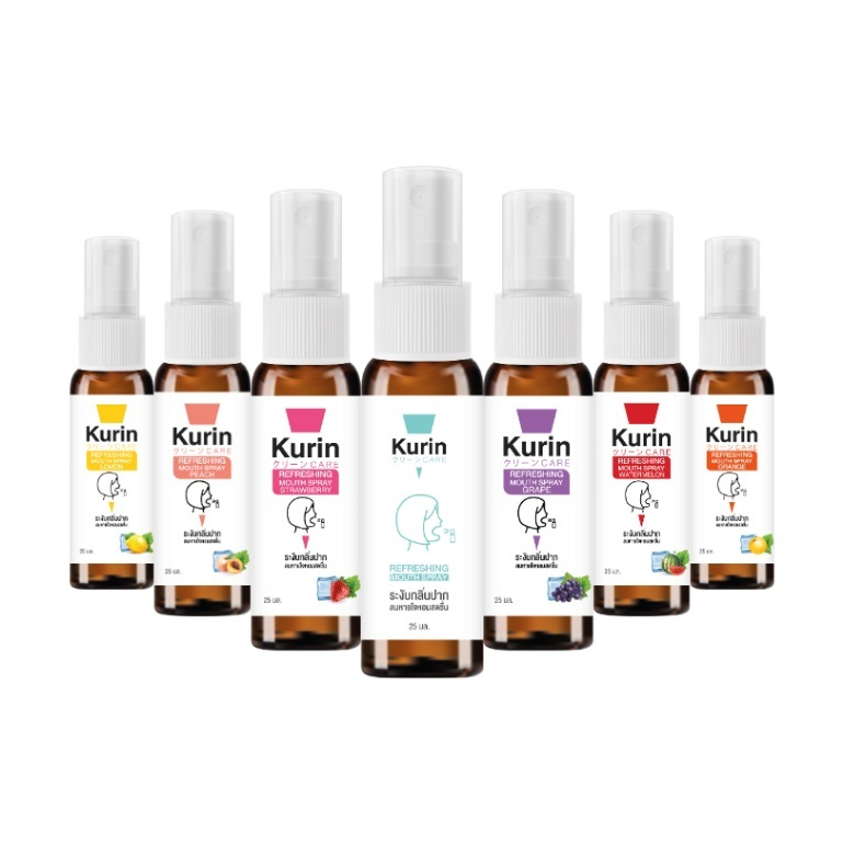 Kurin care Refreshing Mouth Spray สเปรย์ระงับกลิ่นปาก 25 ml.