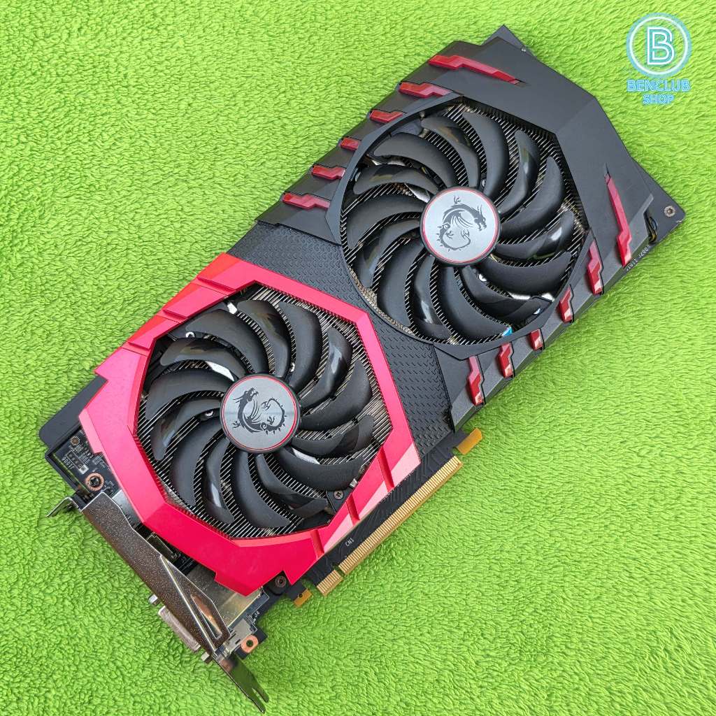 การ์ดจอ MSI GTX 1060 GAMING X 6G ต่อไฟ8pin สินค้ามือสอง