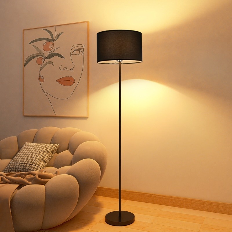 โคมไฟตั้งพื้น ตกแต่งเรียบหรู อบอุ่นทุกมุม โคมไฟหัวเตียง Floor Lamp พร้อมปุ่มสวิตช์