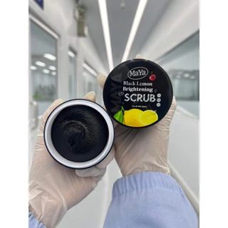 สครับมาญา (กดเยอะมีราคาส่ง) สครับสีน้ำเงิน สครับสีดำ (แบรนด์เดียวกับสบู่มาญาสีน้ำเงิน) สูตร อัลฟาอาบูติน ปริมาณ 100G.