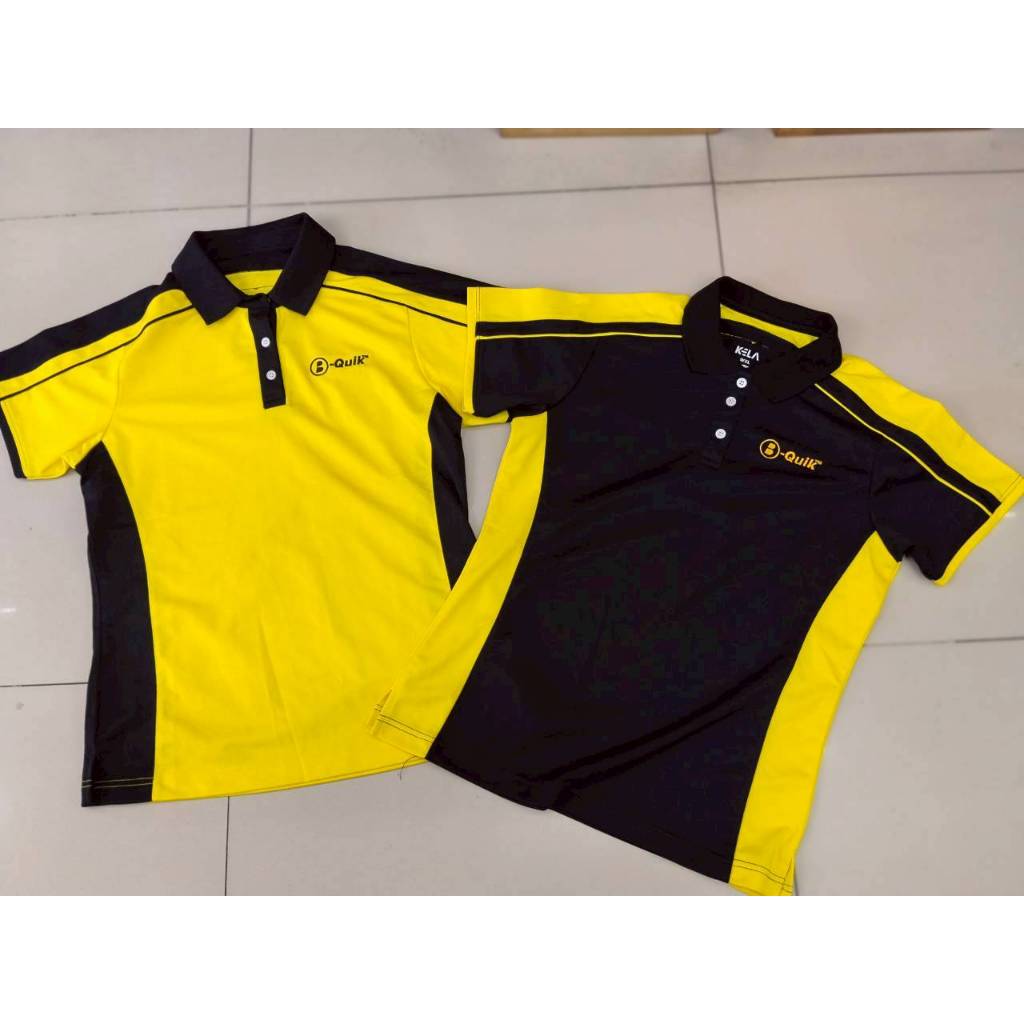ของแท้ เสื้อโปโล B-Quick เสื้อพนักงาน เสื้อเซอร์วิส ชุดยูนิฟอร์ม ผู้หญิง ของมือ1 พน้อมส่ง