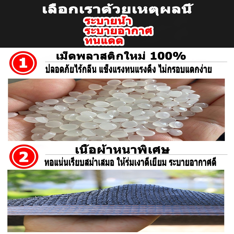 ตาข่ายกันแดด สแลนด์กรองแสง กันUV 99% ทนทาน ใช้ได้นาน หลายขนาด 10x12m 8x10m 6x6m 2x2m  แถมเชือกฟรี ราคา ถูกที่สุด ดีลบีเคเค แกลเลอรีภาพที่ 3