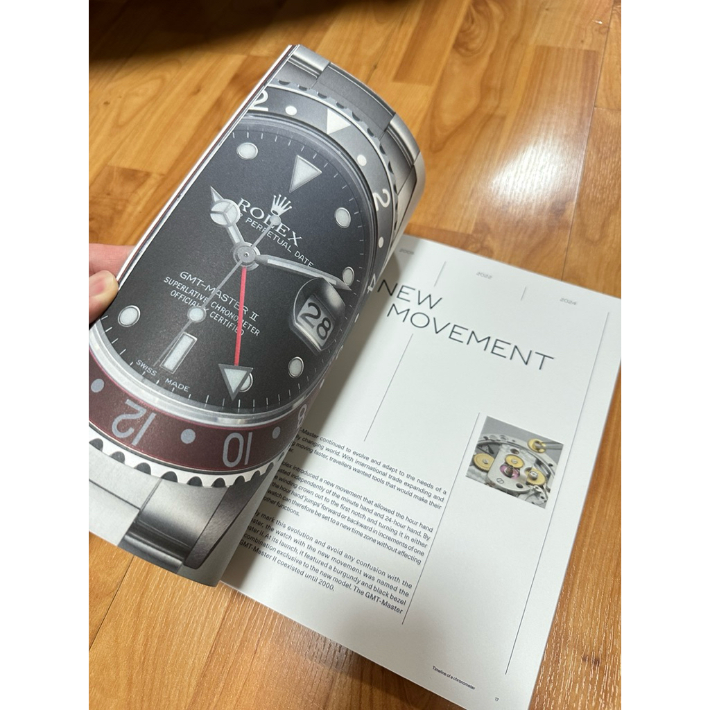 หนังสือ Rolex Gmt Book time zone to time zone