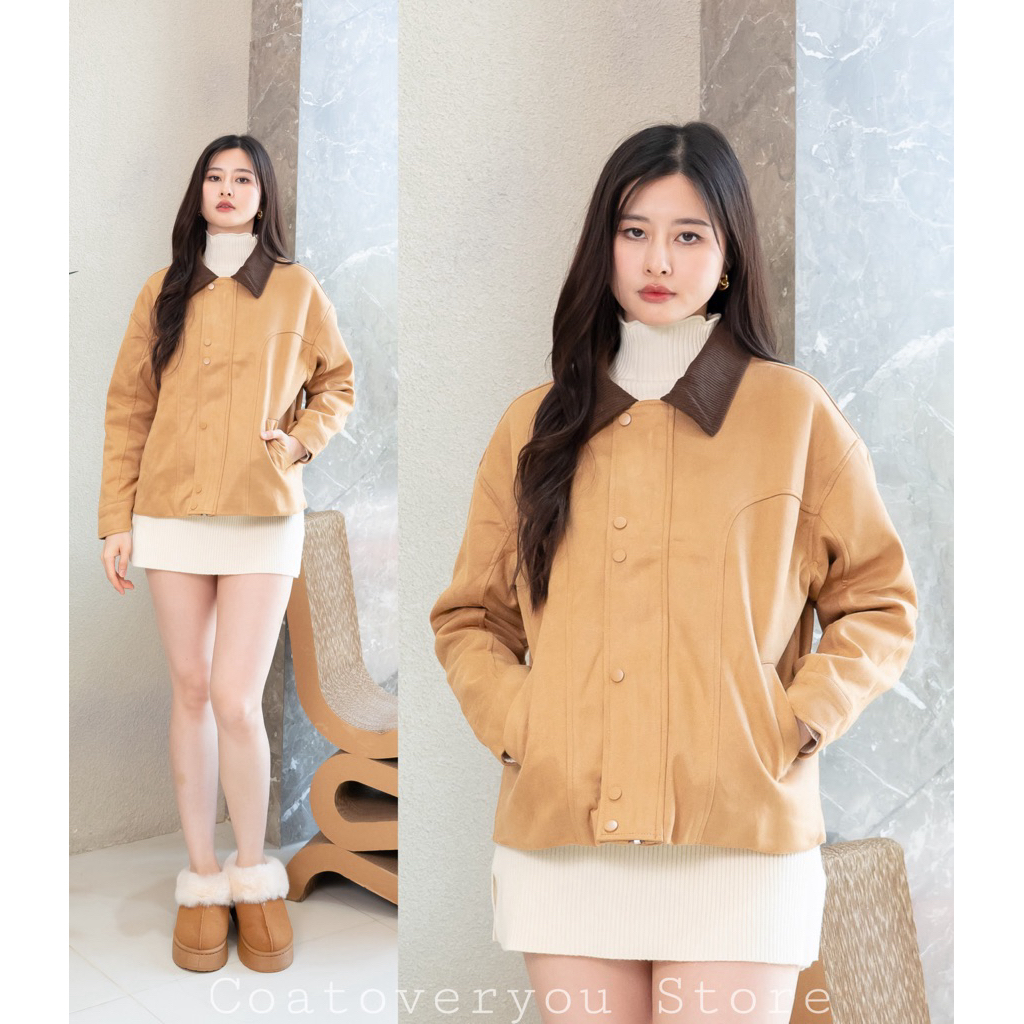 2Tone Suede Brown Jacket