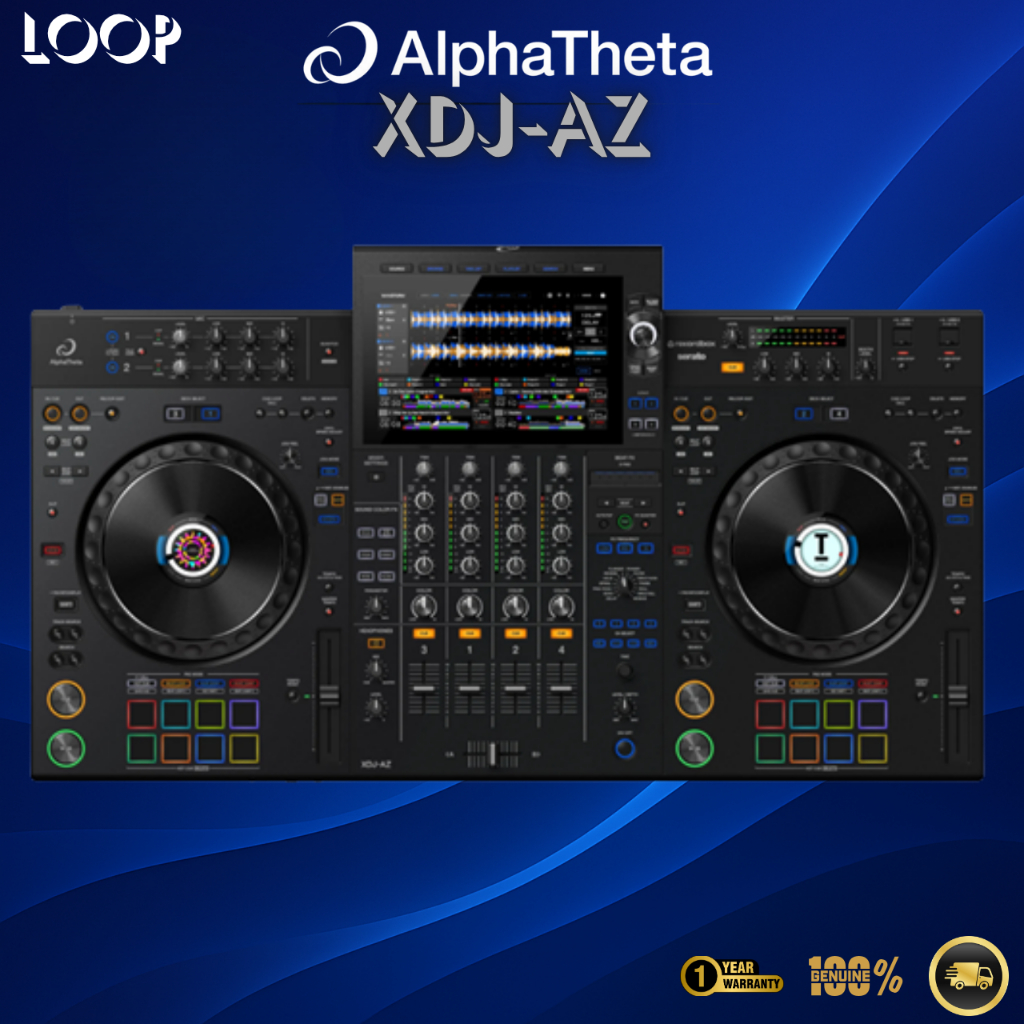 Alphatheta XDJ-AZ : 4-channel professional all-in-one DJ system