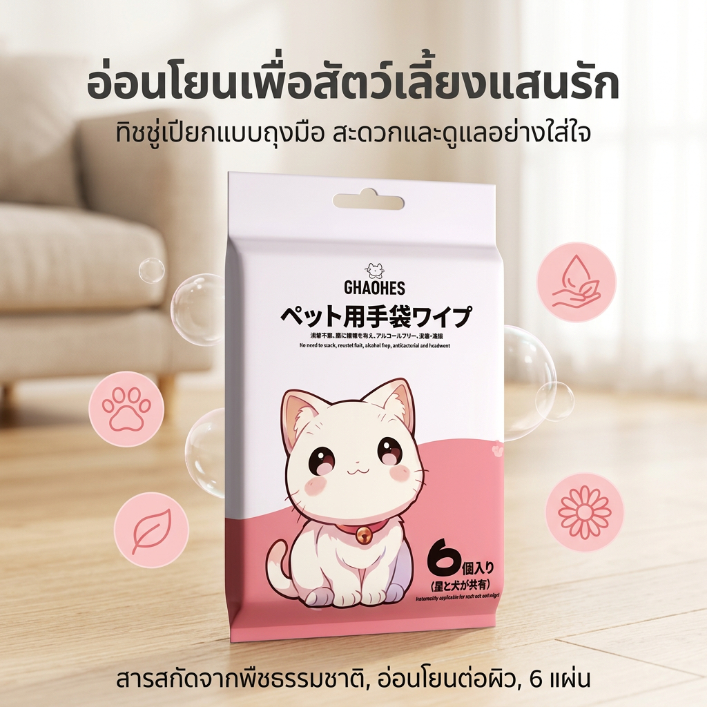 ถุงมือทำความสะอาดสัตว์เลี้ยง ถุงมือสปาสุนัข ถุงมือสปาอาบน้ำสัตว์เลี้ยง