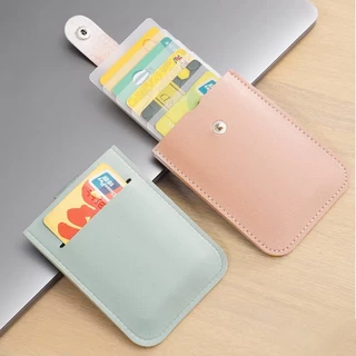 ELELAB กระเป๋าใส่บัตร แบบดึงออก ใส่ได้เยอะ หลายช่อง แบบบาง พกพาสะดวก ใส่บัตรเครดิตและนามบัตรได้