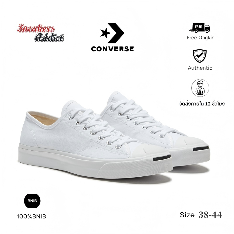 รองเท้า CONVERSE JACK PURCELL รองเท้ากีฬาชายและหญิง ส่งในไทย 37-44