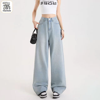 S-5XL กางเกงยีนส์เอวสูงสำหรับผู้หญิง ทรงสวย ใส่สบาย ใส่คู่กับอะไรก็ได้ เข้ากับทุกสไตล์ | ยีนส์สาวออฟฟิศ/สายเที่ยว