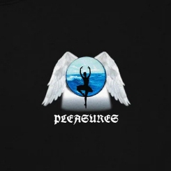 PLEASURES P25W068 ANGEL PLACE T-SHIRT BLACK — صورة 2