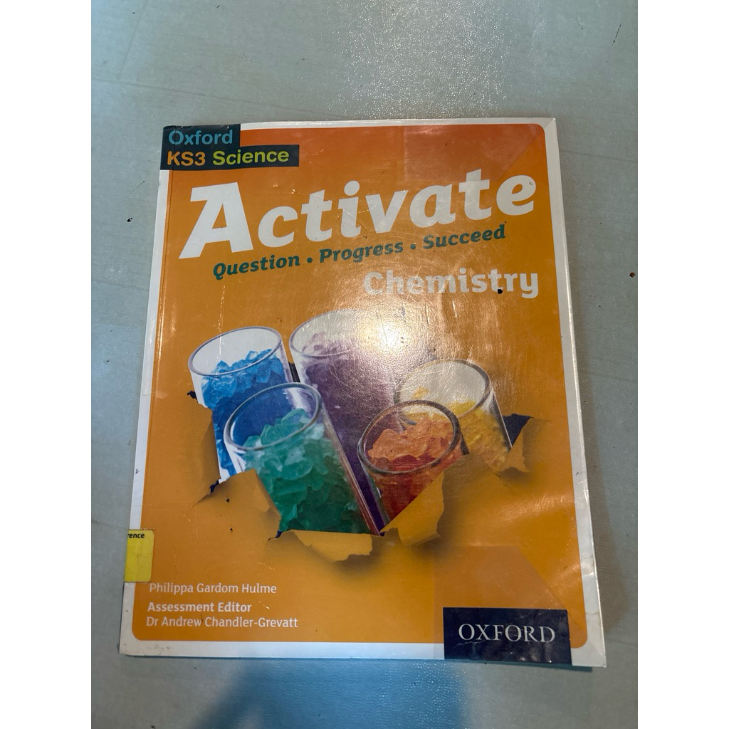 Activate Chemistry Oxford KS3 Science textook หนังสือวิทย์ศาสตร์ ภาษาอังกฤษ มือสอง สภาพดี มีปก