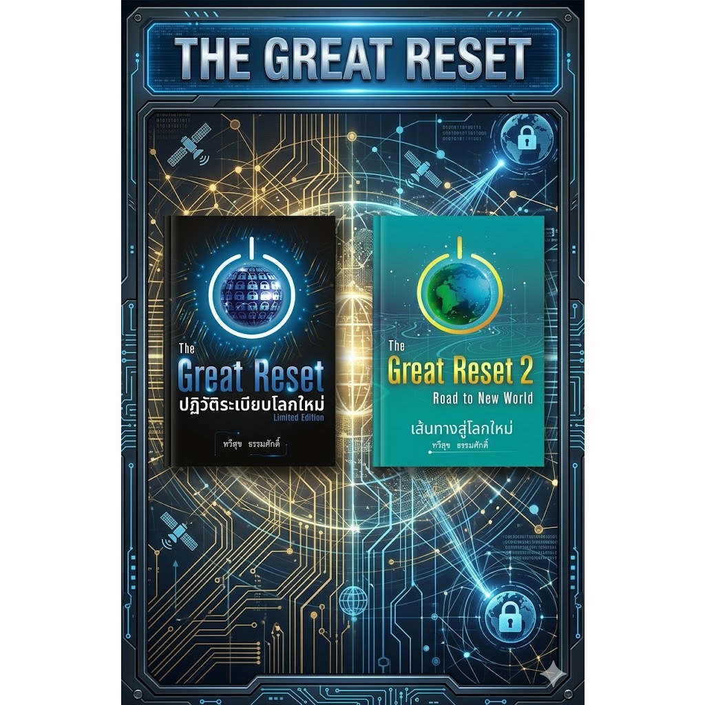 หนังสือ The Great Reset (ทวีสุข ธรรมศักดิ์)  **ปกแข็ง**