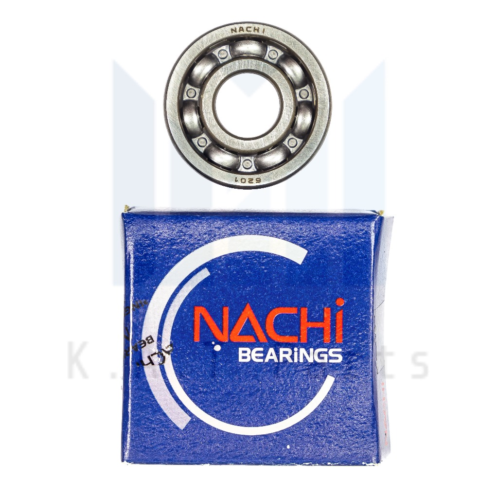 ลูกปืน 6201 ฝาเปิด แท้ Nachi