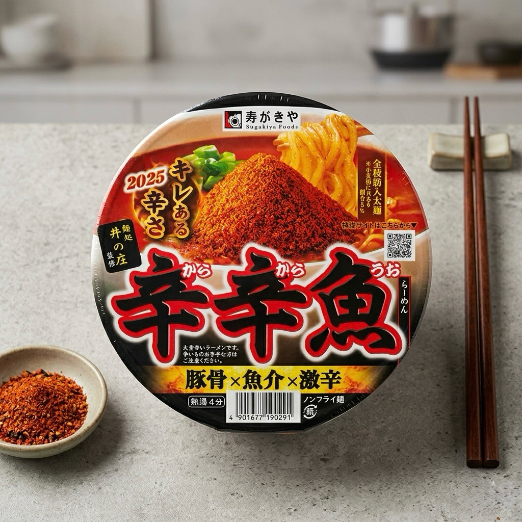 พร้อม​ส่ง​ใน​ไทย​ ราเม็งปลาเผ็ดตัวดัง ซุปกระดูกหมู Sugakiya สูตรพิเศษจากเมนโดโคโระ อิโนะโช