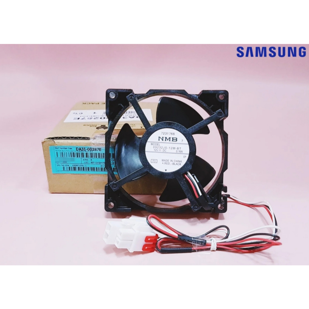 อะไหล่เเท้ศูนย์/ มอเตอร์พัดลมตู้เย็นซัมซุง/DA31-00287E/MOTOR BLDC FAN/SAMSUNG/ใช้กับรุ่นRT38CG6020B1
