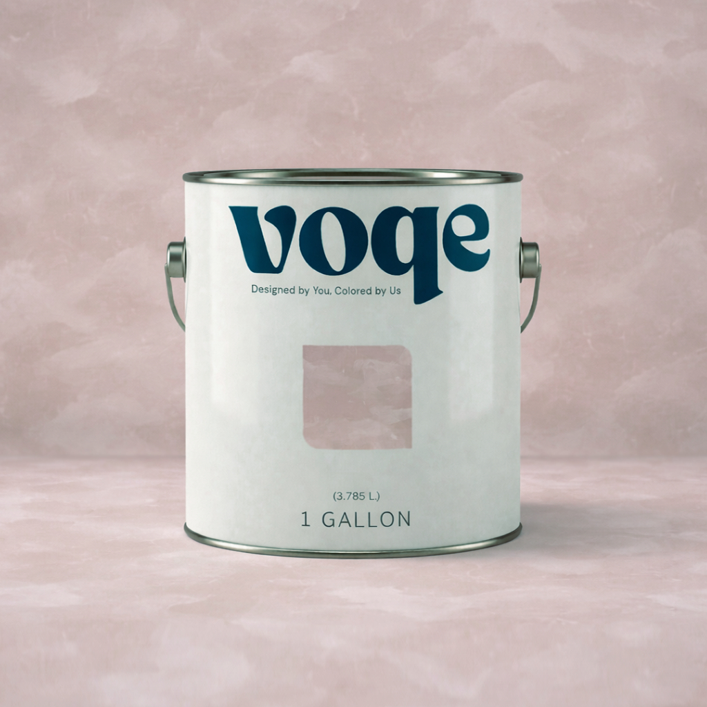 Voqe Mineral Finish เฉดสี พีชสายเม้าท์ สีตกแต่งธรรมชาติ สร้างมิติ ผิวสัมผัสแบบด้าน (Matte Finish)