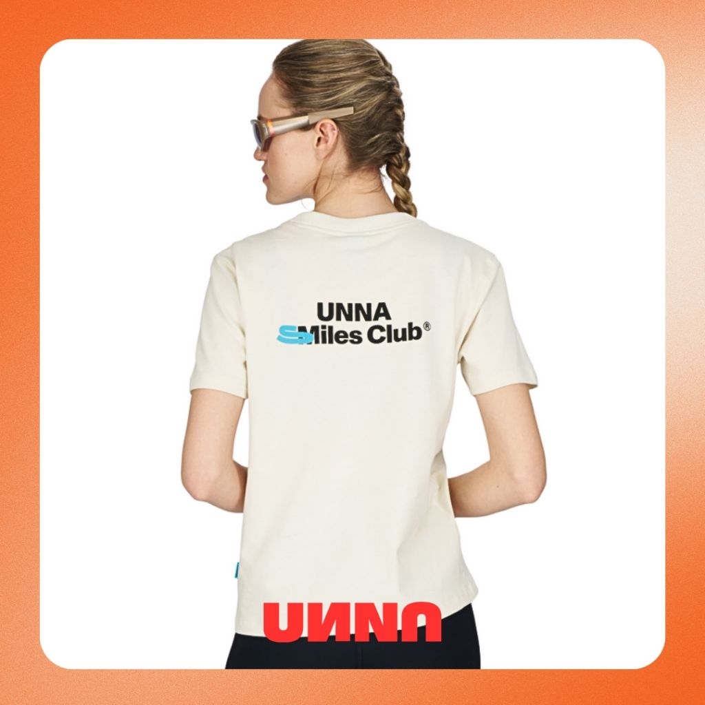 เสื้อวิ่ง UNNA Smile Club Tee / Size M (ผู้หญิง)