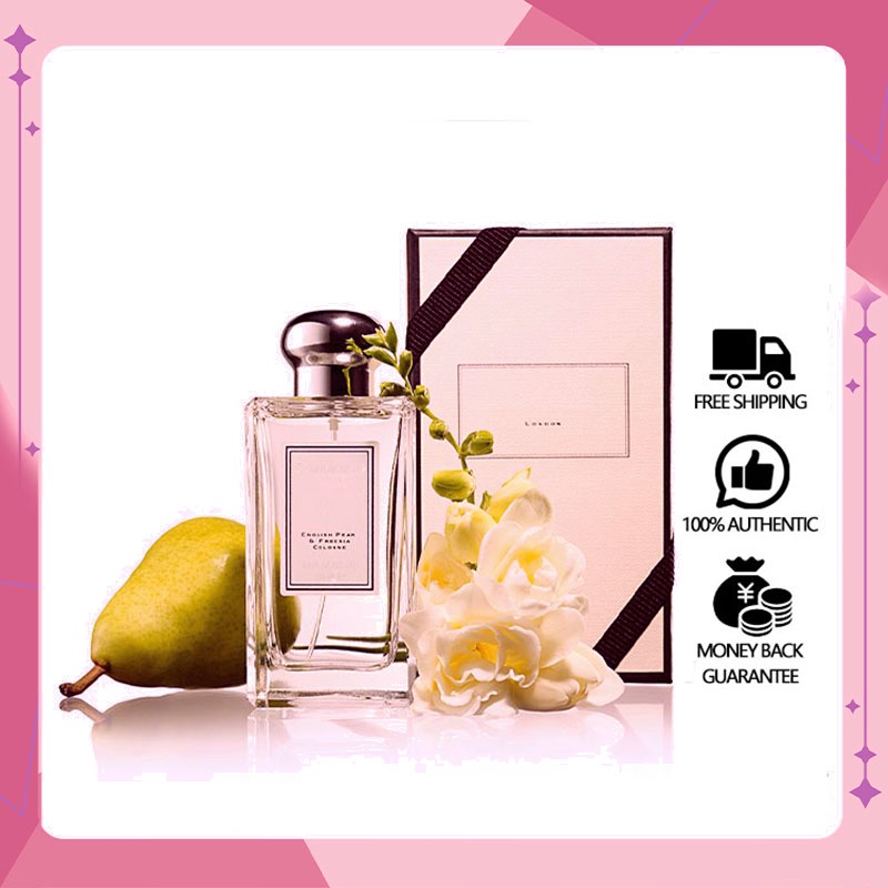 [พร้อมส่ง]English Pear & Freesia &Wild Bluebell 100ml น้ำหอมกลิ่นดอกไม้ สดชื่น สะอาด สำหรับผู้หญิง ของแท้ 100% กลิ่นหอมต