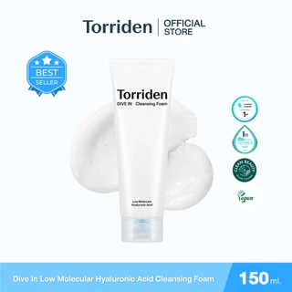 Torriden Dive In Cleansing Foam (150ml) - ทอร์ริเดนโฟมล้างหน้าสูตรอ่อนโยน ทำความสะอาดอย่างล้ำลึก