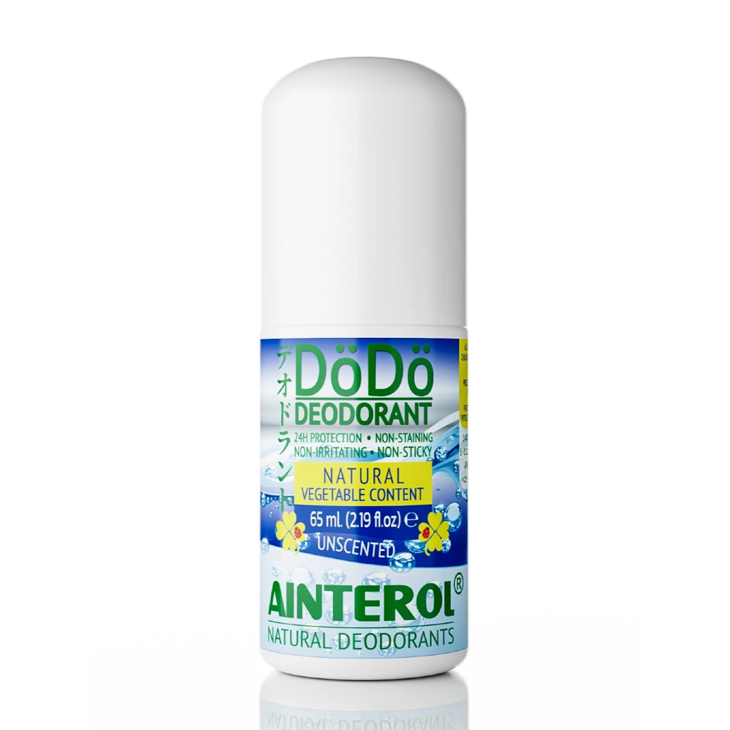 โรลออนระงับกลิ่นกาย AINTEROL DöDö Deodorant ขนาด  65 ml  โรลออนธรรมชาติ ไร้สารเคมี