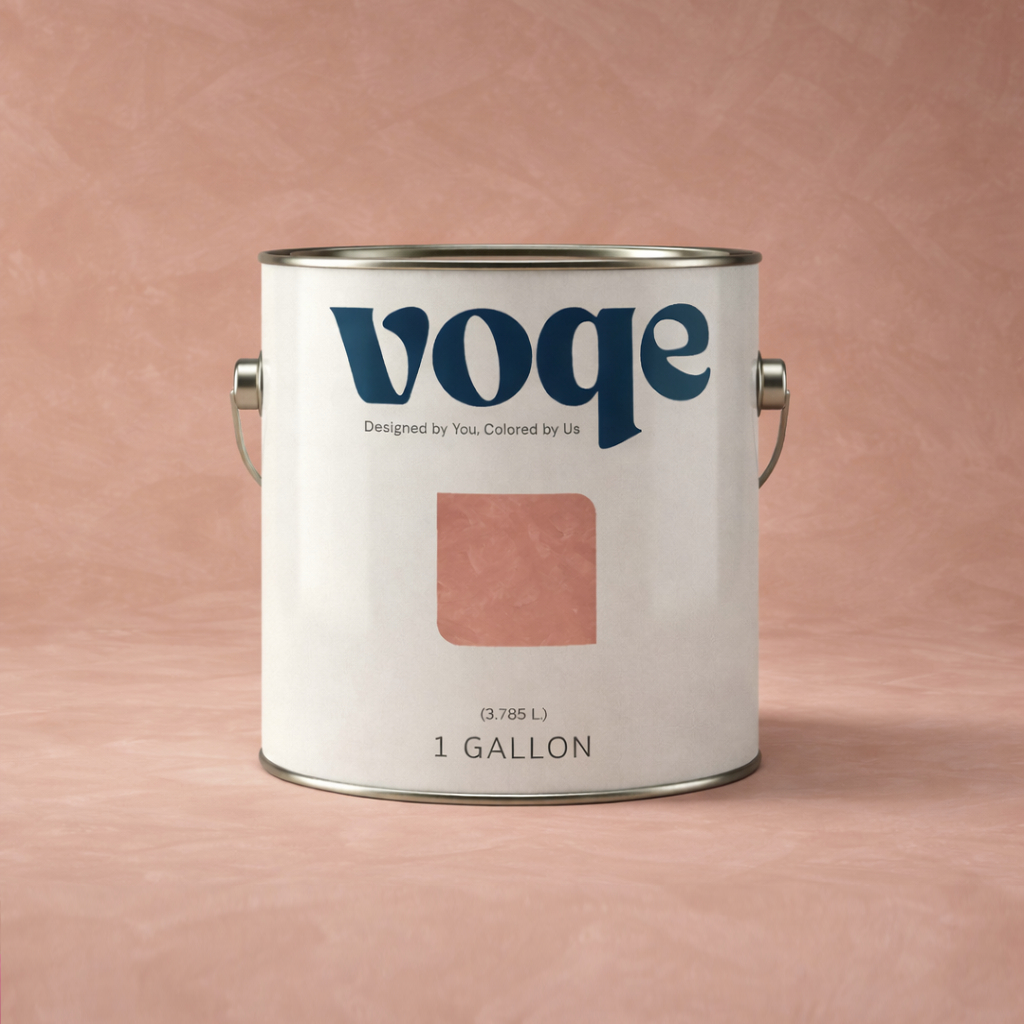 Voqe Mineral Finish เฉดสี แซลมอนรมควัน สีตกแต่งธรรมชาติ สร้างมิติ ผิวสัมผัสแบบด้าน (Matte Finish)