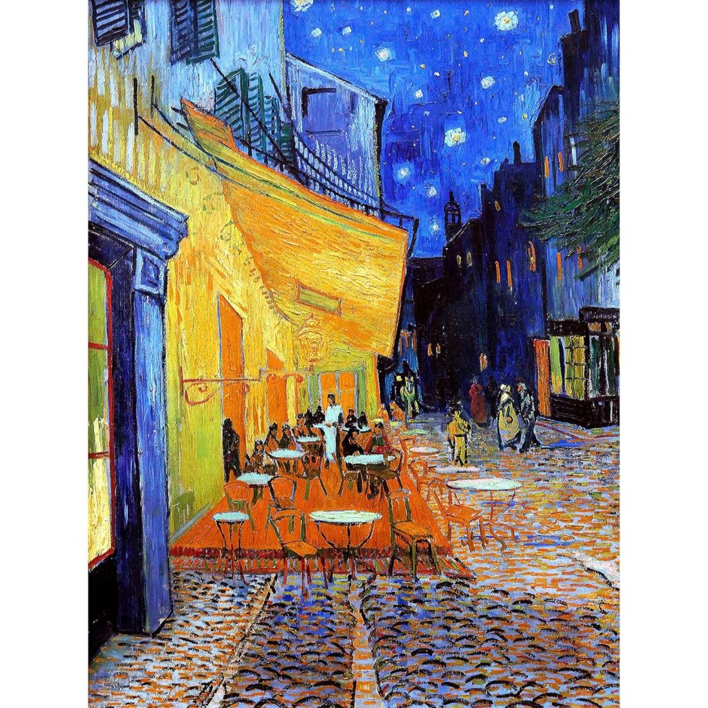 Jigsaw Puzzle PieceRelax - Cafe Terrace at Night / Vincent Van Gogh 1008 Piece. Plastic Puzzle มีสิน