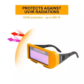 INGCO แว่นตาเชื่อมปรับแสง แว่นตากรองแสง อัตโนมัติ รุ่น AHM111 ( Auto-Darkening Welding Glasses ) แว่นตาช่างเชื่อม